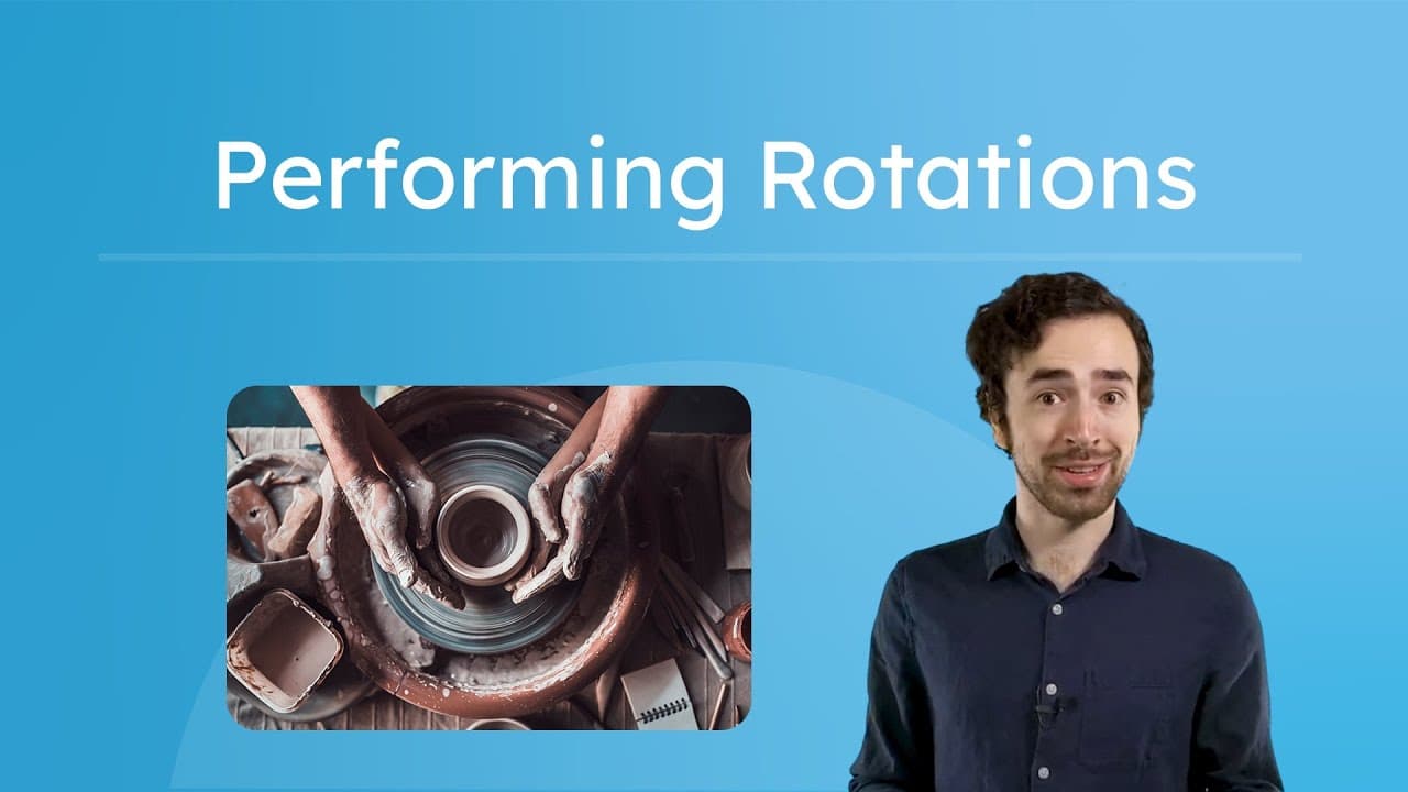 How to Perform Rotations About the Origin