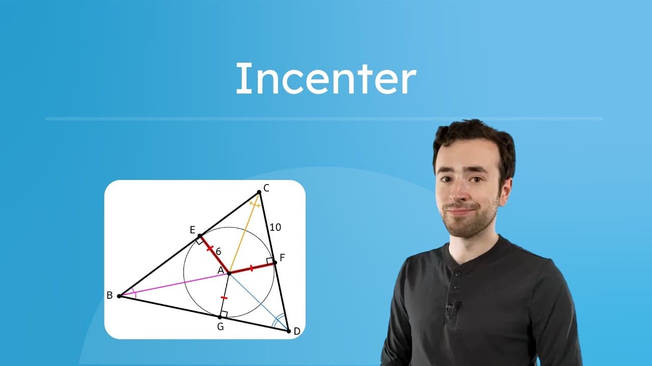 Exploring the Incenter of a Triangle