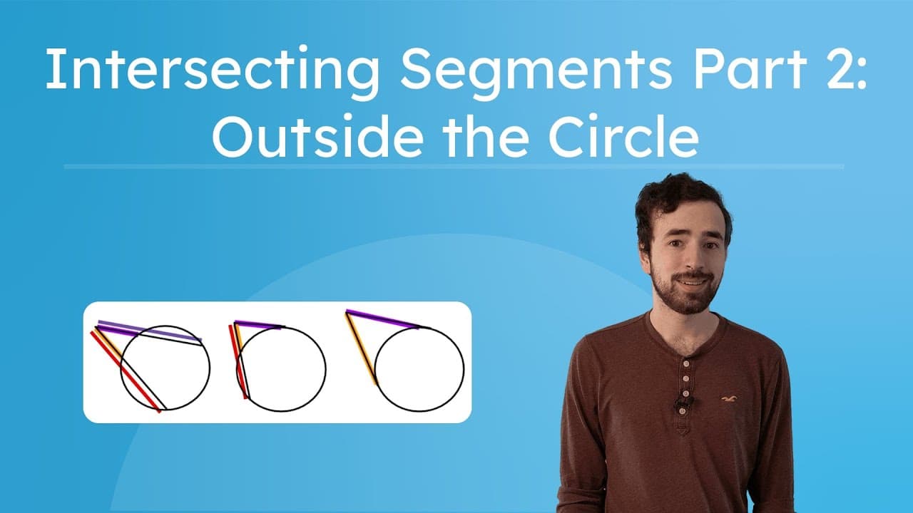Calculating Segment Lengths Outside a Circle