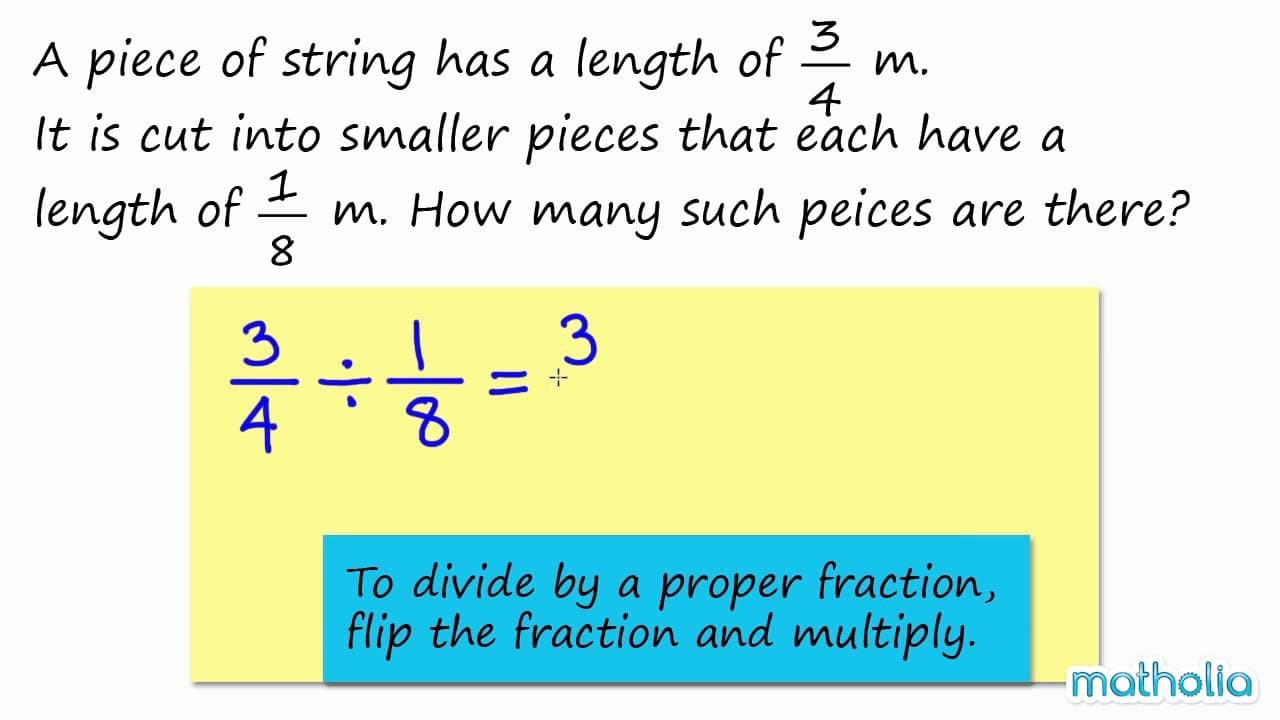 How to Divide Fractions Using the Reciprocal Method
