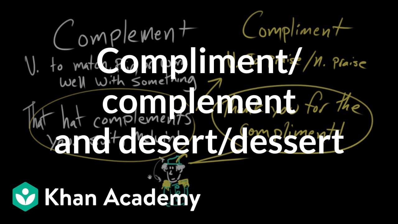 Mastering Confusing Words: Complement vs. Compliment and Desert vs. Dessert