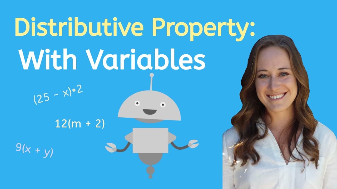 Using the Distributive Property with Variables and Factoring