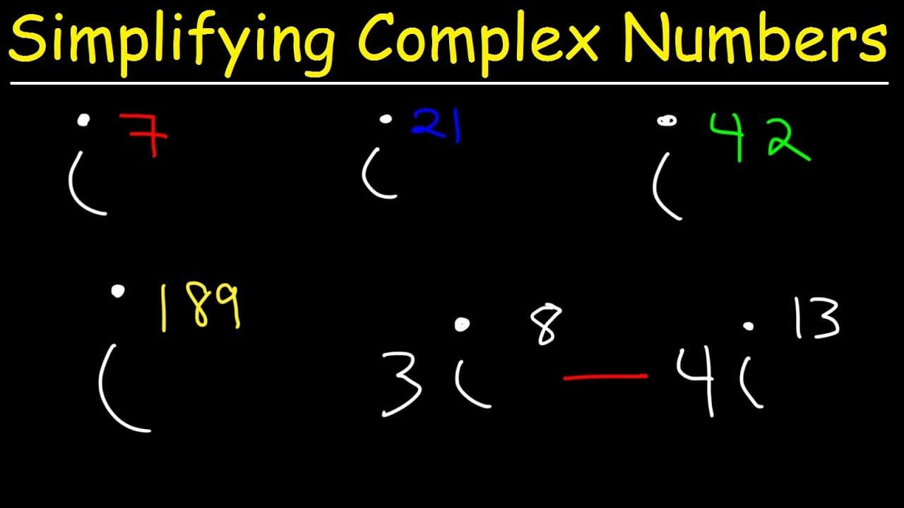 Simplifying Powers of the Imaginary Unit i