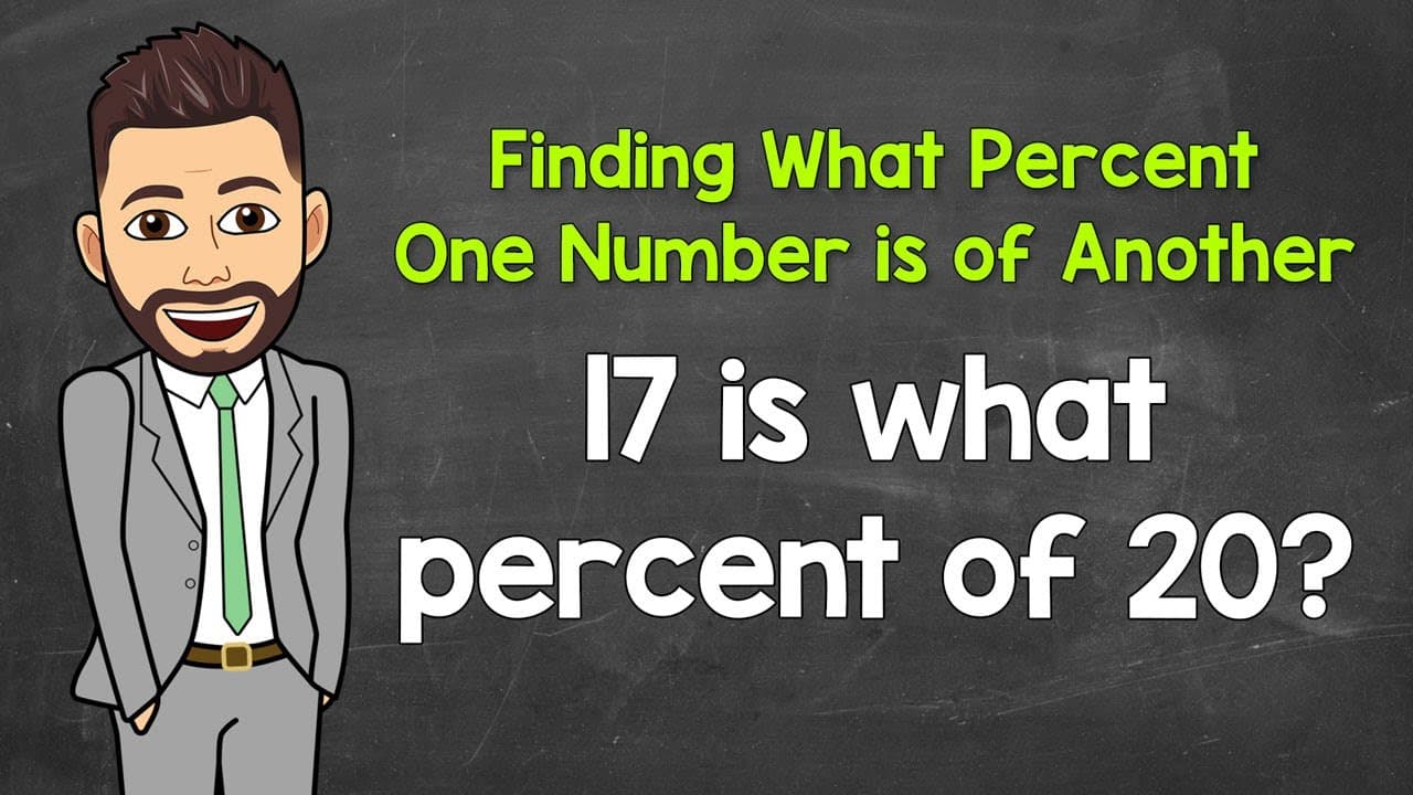 How to Calculate What Percentage One Number Is of Another