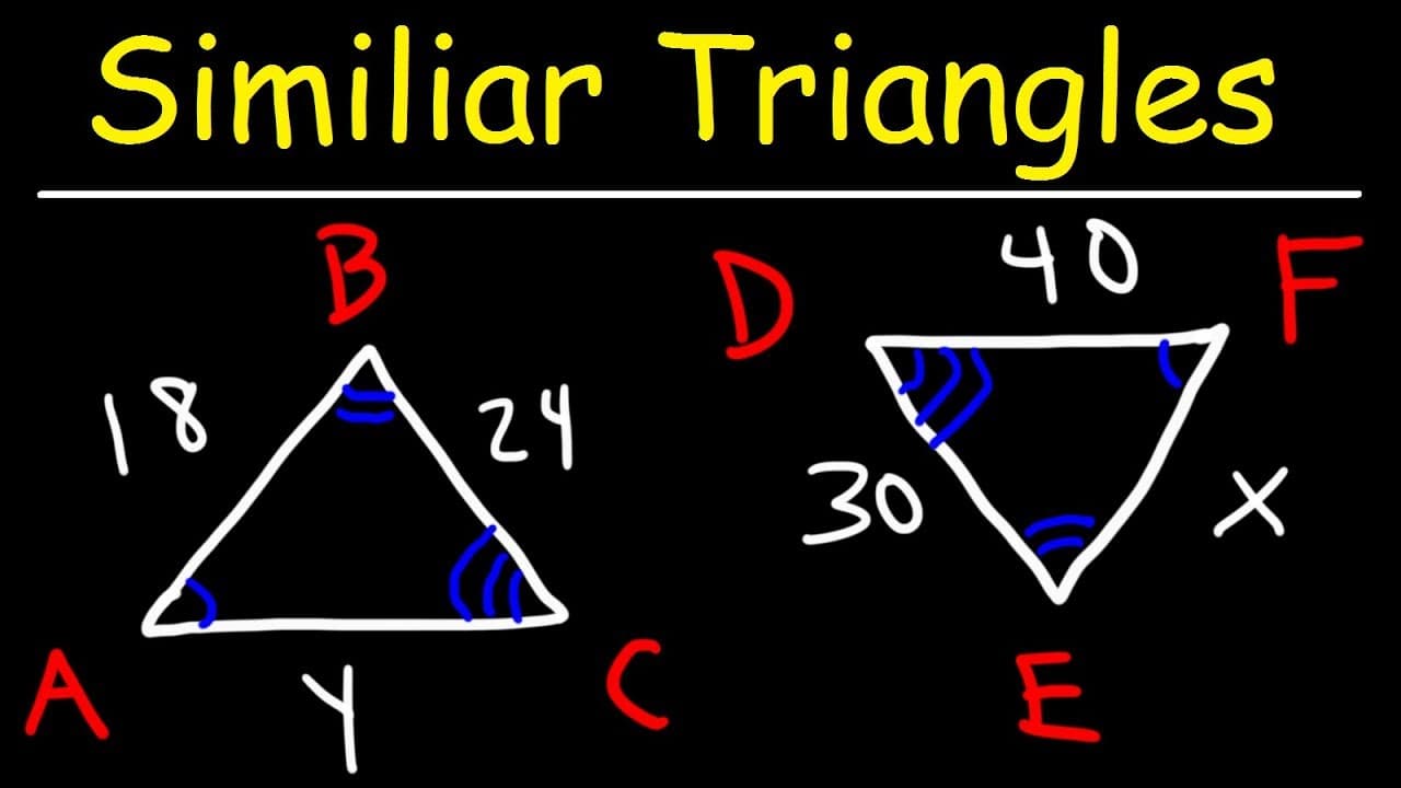How to Find Missing Sides of Similar Triangles