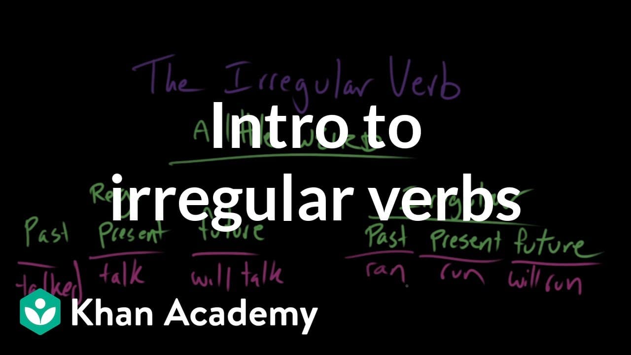 Introduction to Irregular Verbs: Be, Have, Do, and Say