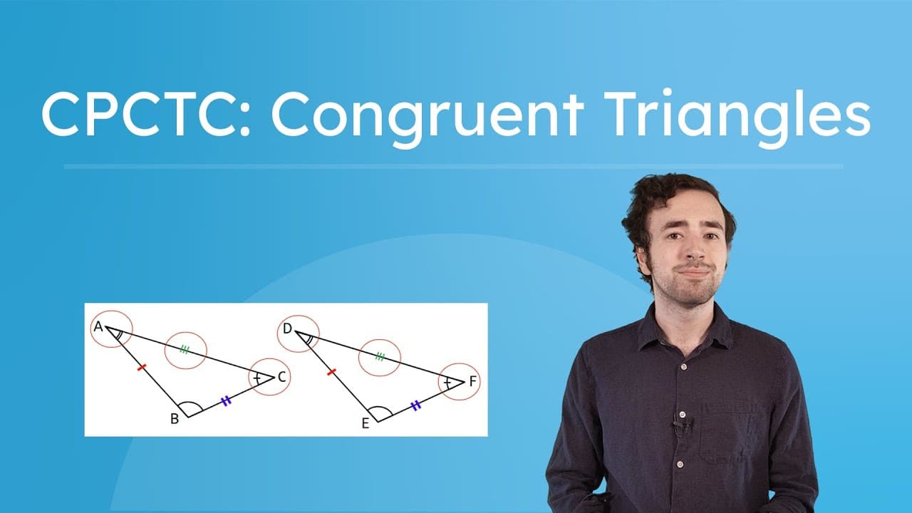 Using CPCTC to Identify Congruent Triangle Parts