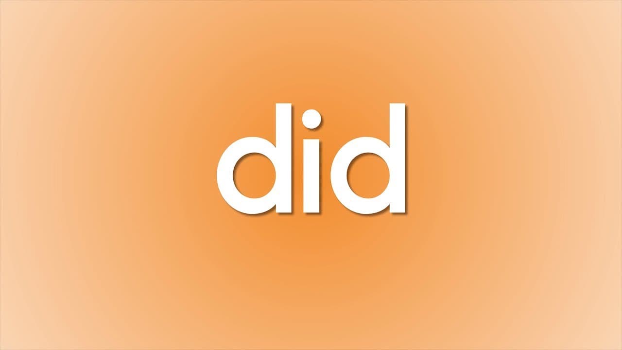 Learning to Read and Spell the Sight Word "Did"