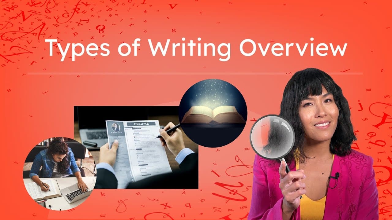 Seven Essential Types of Writing Explained