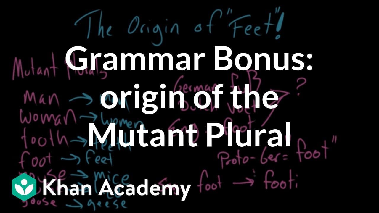 Why We Say 'Feet' Instead of 'Foots'