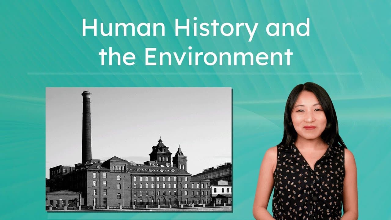 Depend, Modify, Adapt: How Humans Change the Environment