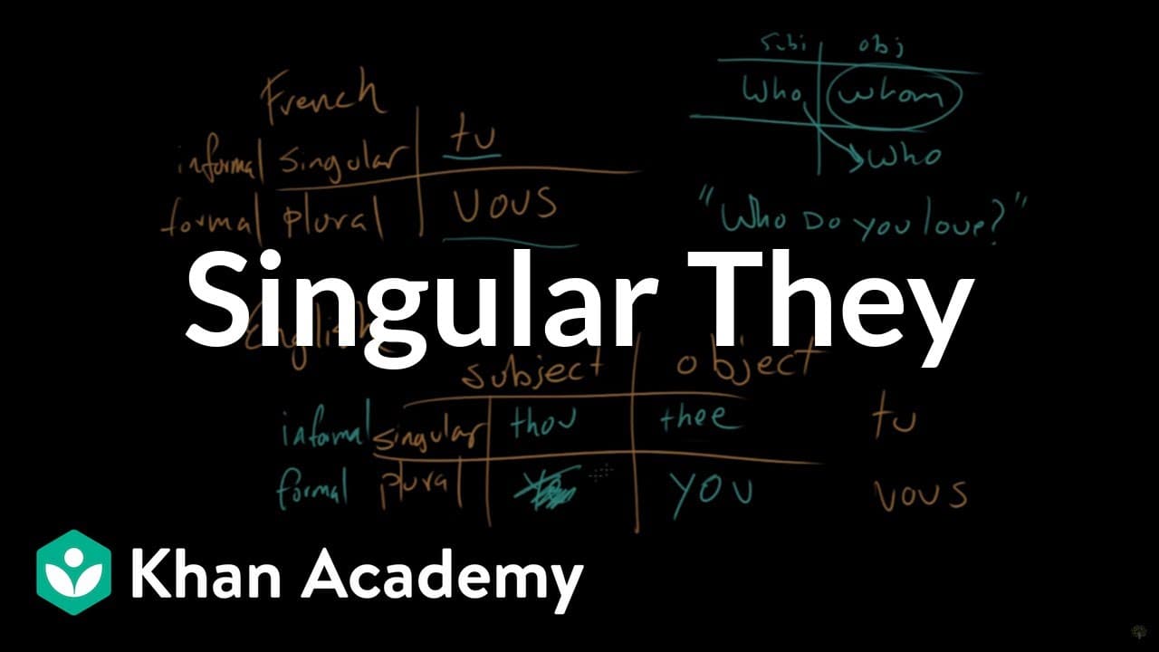 The History and Logic of Singular 'They'