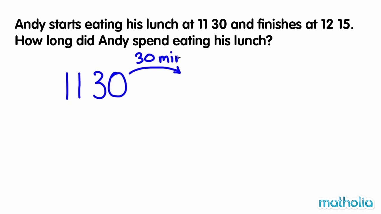 Calculating Elapsed Time Using the 24-Hour Clock