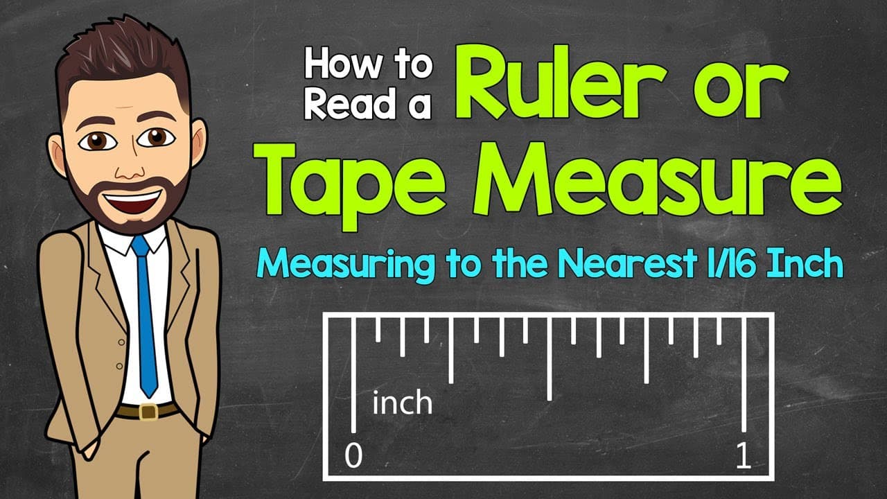 Mastering Ruler Measurement to the Nearest 1/16th Inch