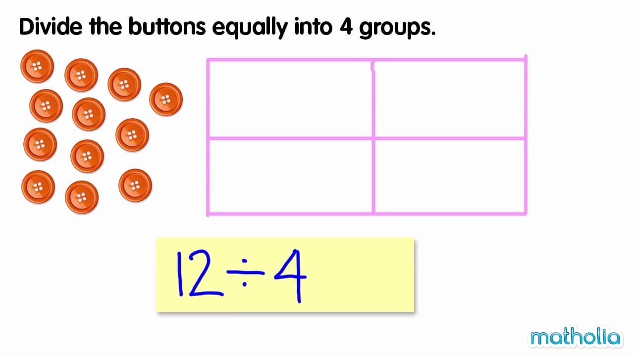 Visualizing Division: How to Divide by Four