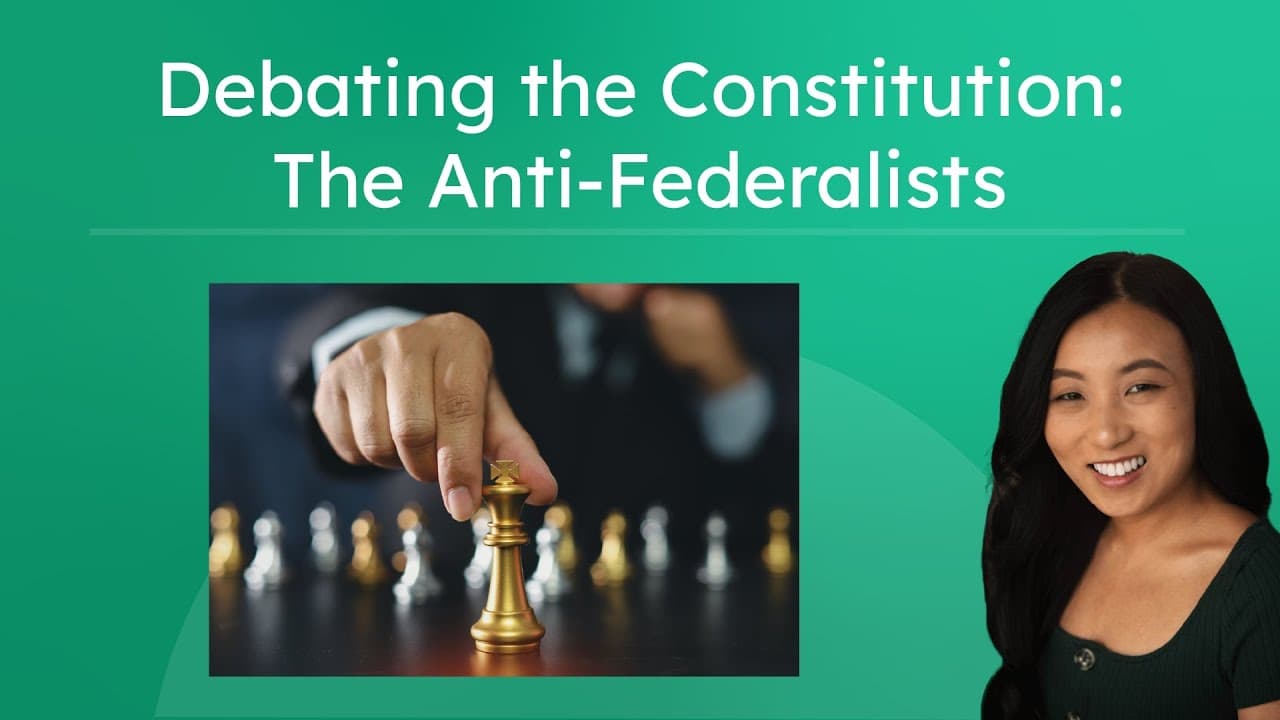 Why the Anti-Federalists Opposed the U.S. Constitution