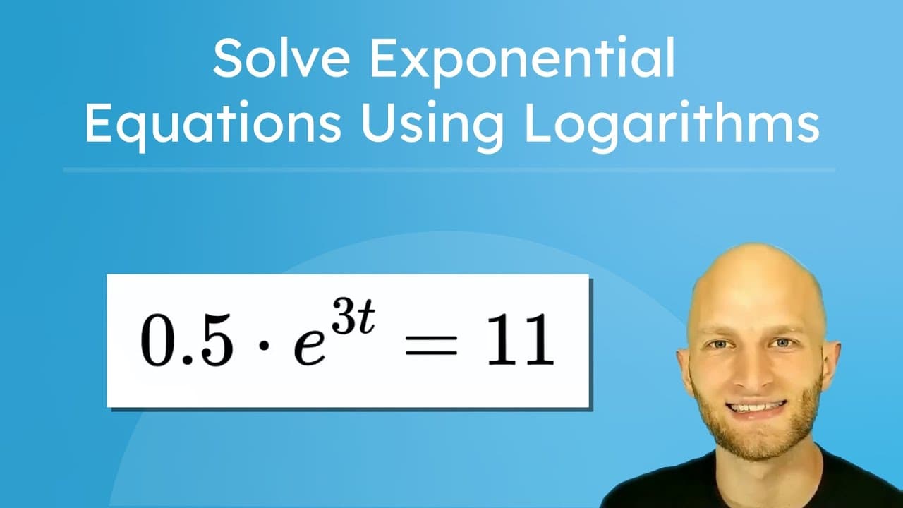 Solving Exponential Equations Using Logarithms