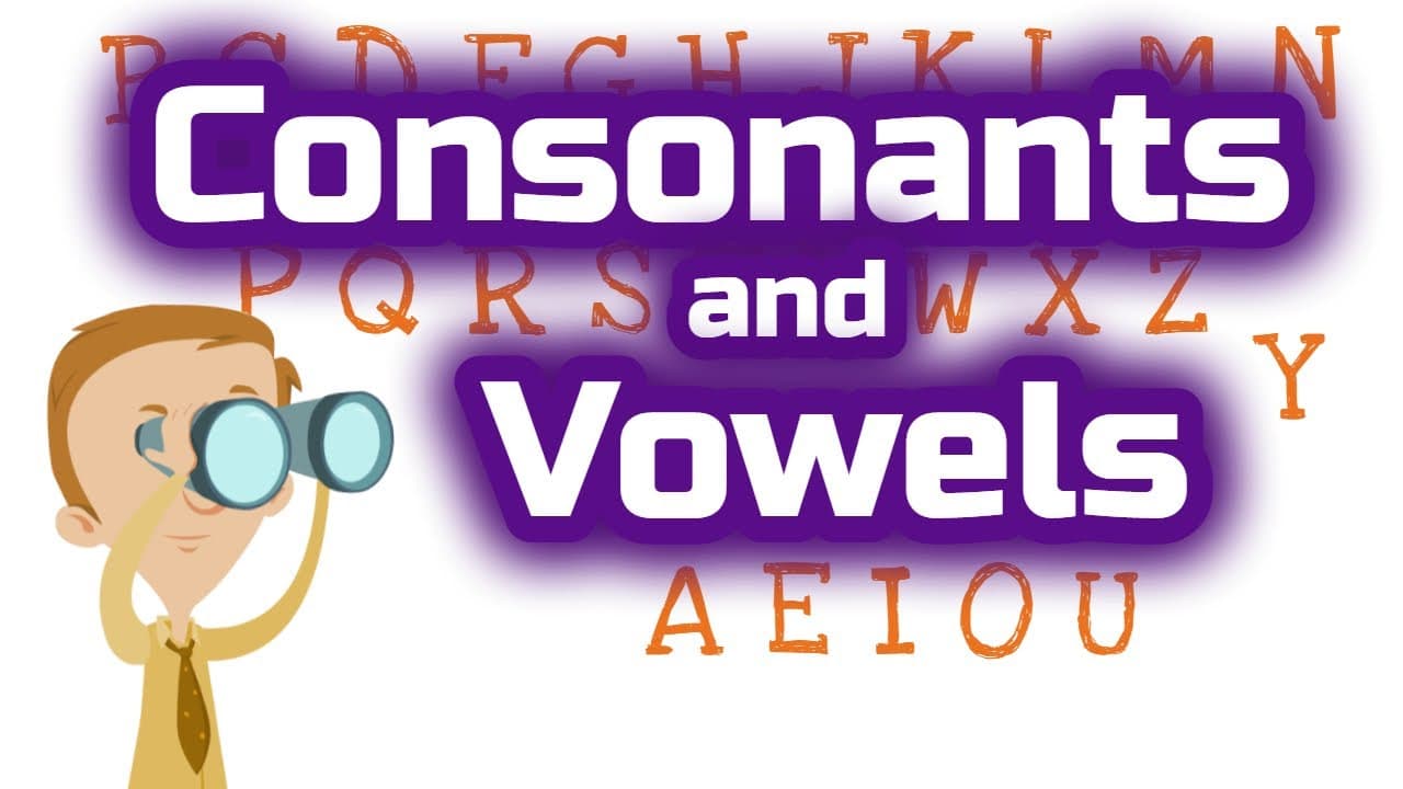 Learning Consonants, Vowels, and the Rules for Letter Y