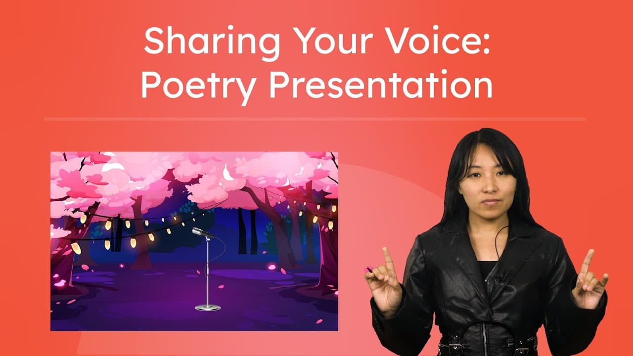 How to Present Poetry with Confidence