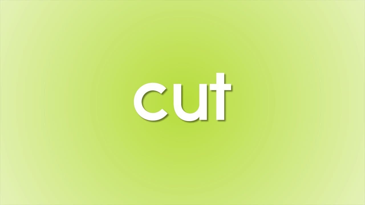Singing and Spelling the Sight Word 'Cut'