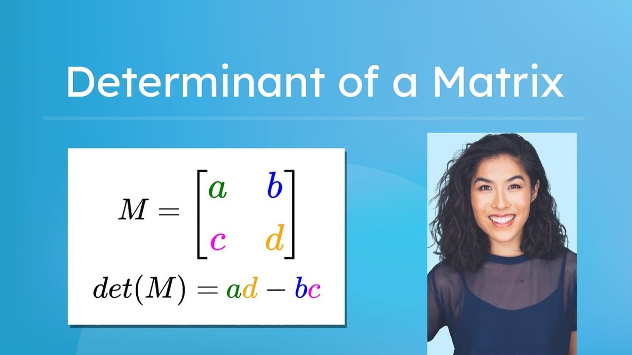 How to Calculate Matrix Determinants and Find Area