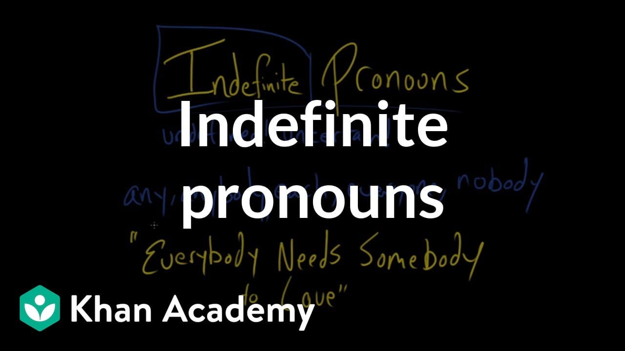 Three Cool Things About Indefinite Pronouns