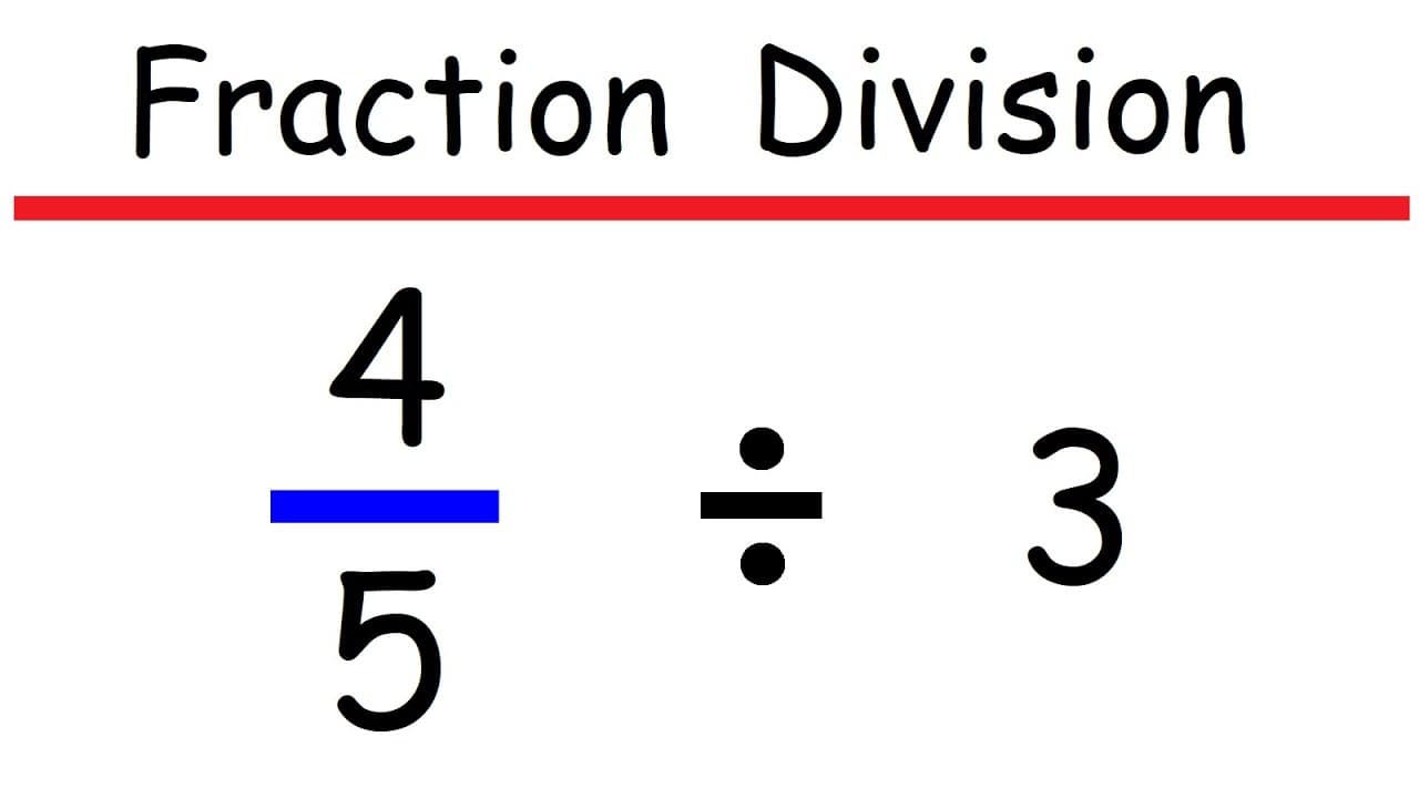 Dividing Fractions by Whole Numbers with Keep Change Flip
