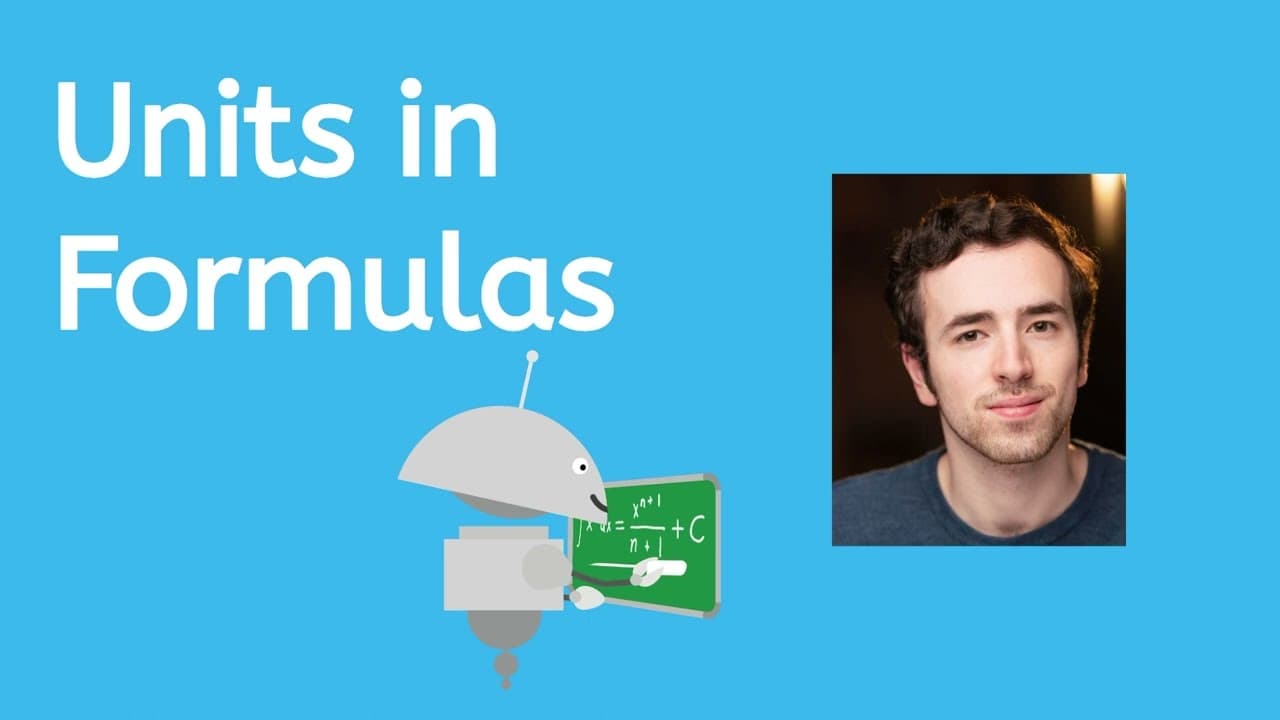 How to Handle Units and Conversions in Formulas