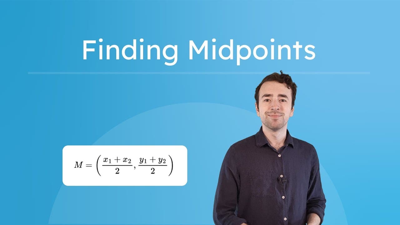 How to Find the Midpoint of a Line Segment