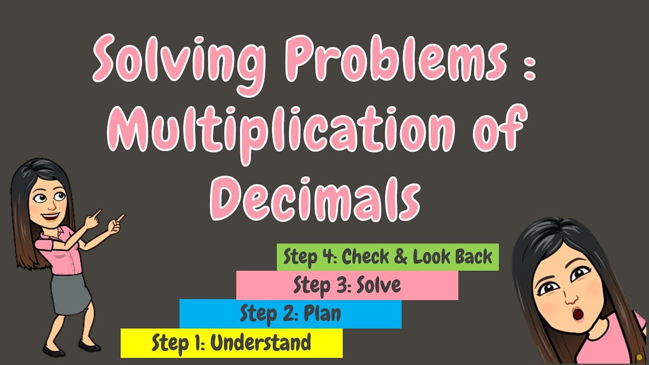 Solving Word Problems by Multiplying Decimals