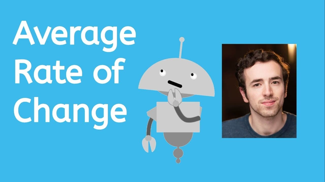 Calculating Average Rate of Change from Graphs and Tables