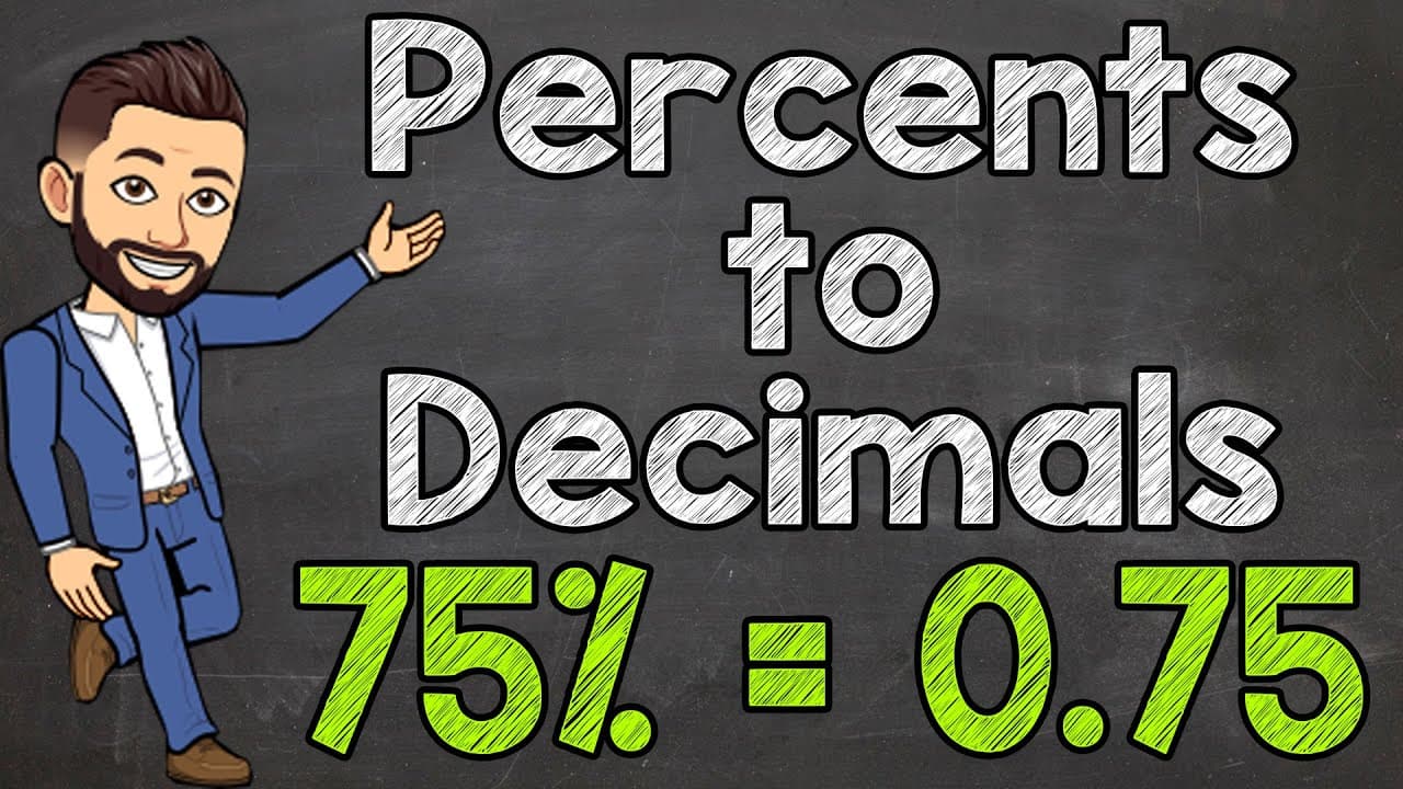 How to Convert Percents to Decimals