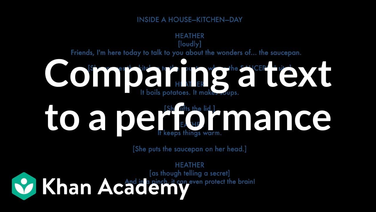 How Actors Turn a Script into a Performance