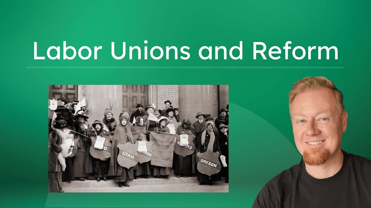 Labor Unions and the Rise of Social Reform