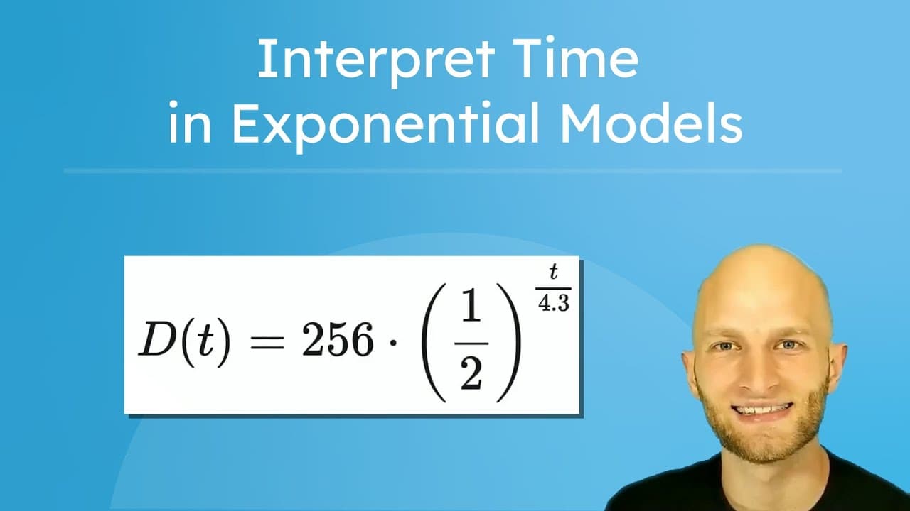 Calculating Time Intervals in Exponential Growth and Decay