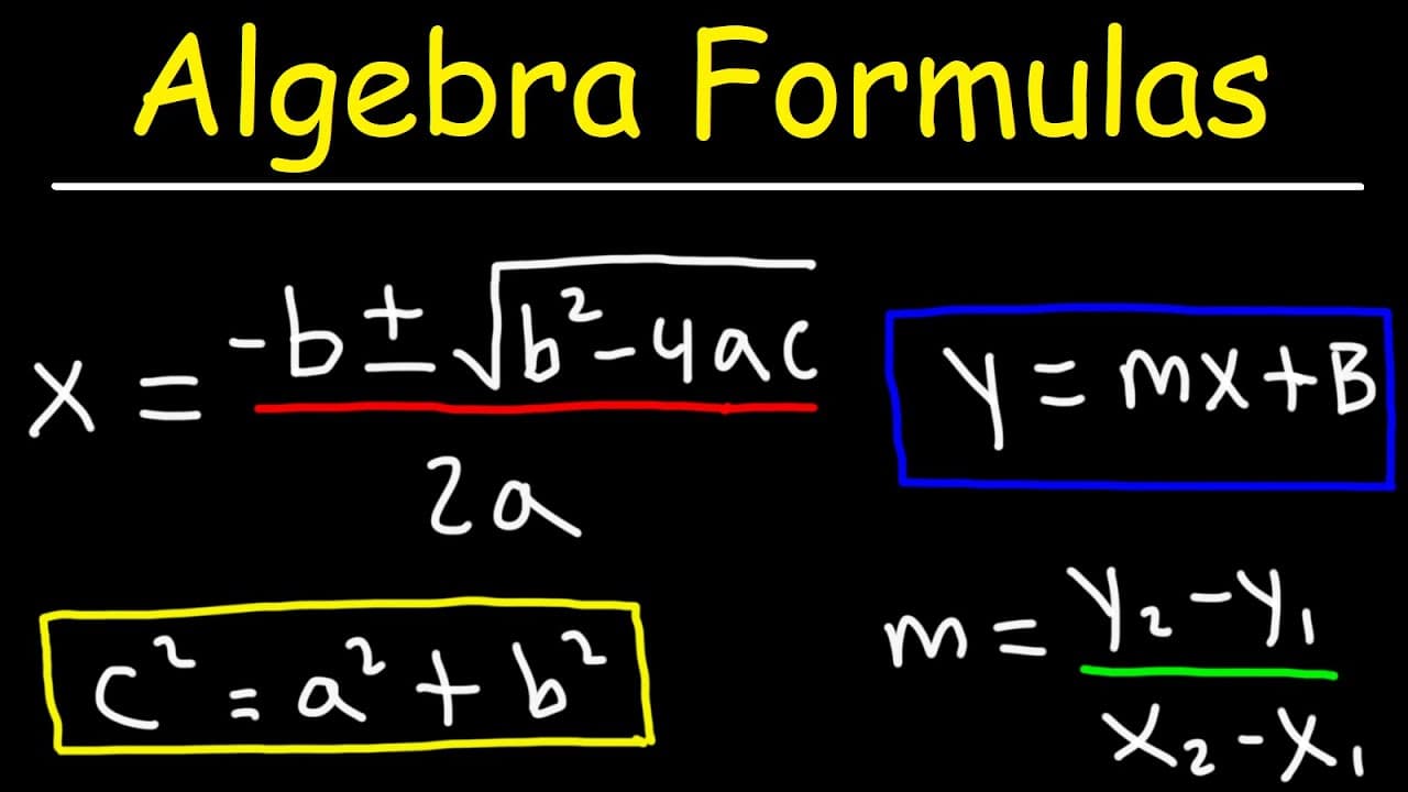 The Ultimate Guide to Essential Algebra Formulas