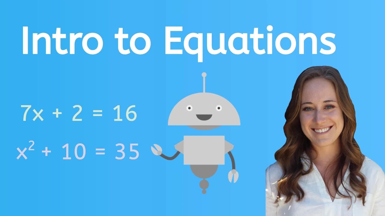 Introduction to Algebraic Expressions and Equations