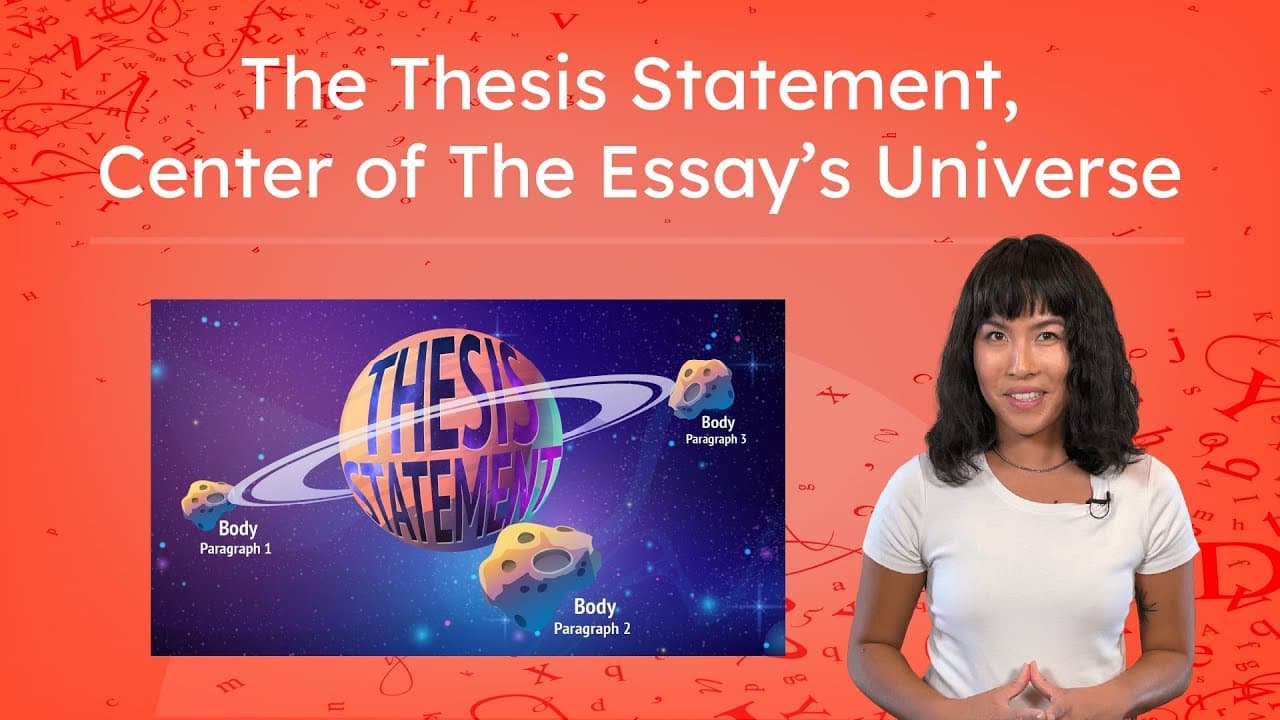 Building Your Essay Around a Strong Thesis Statement