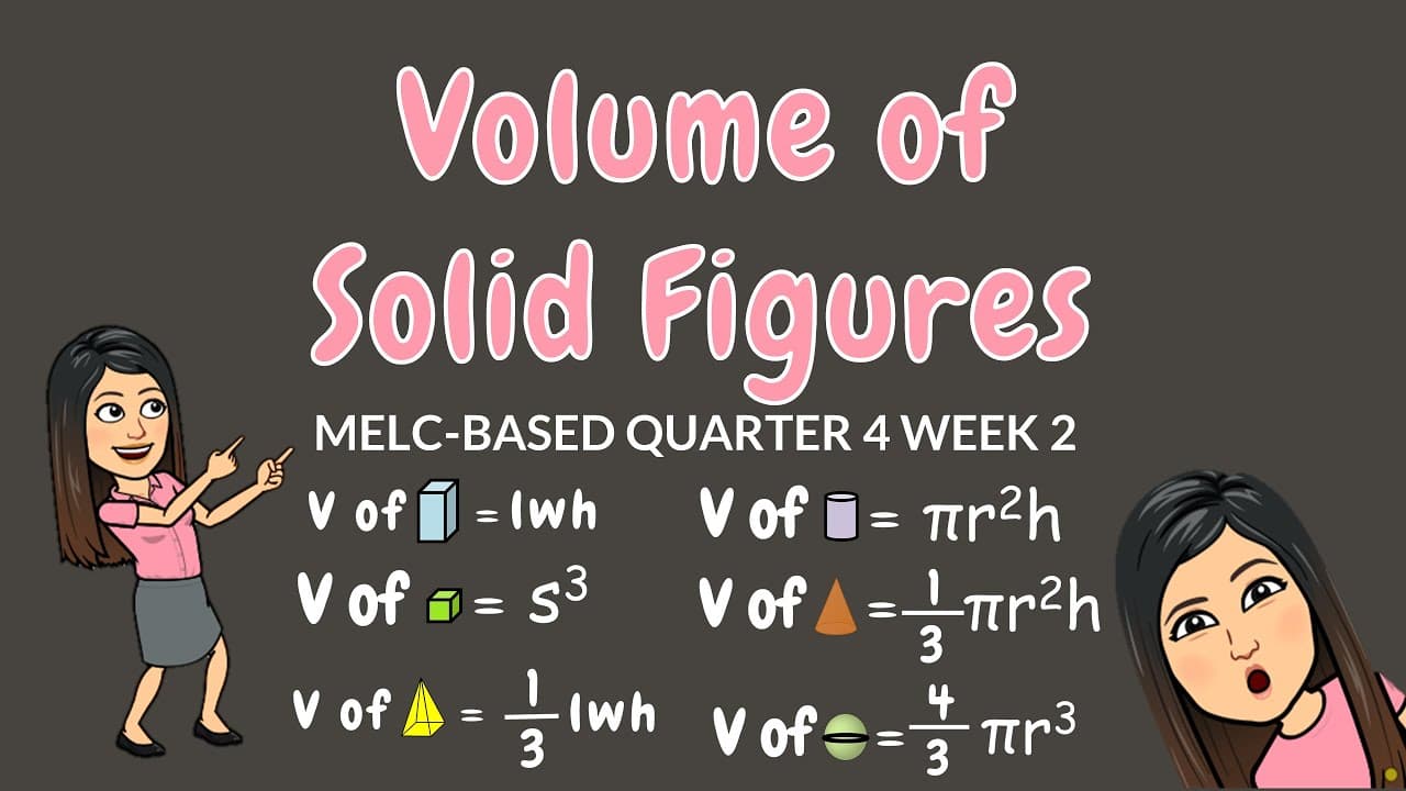 How to Calculate the Volume of Solid Figures
