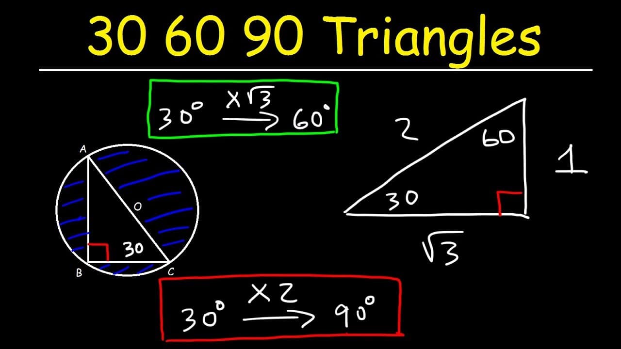 Solving 30-60-90 Special Right Triangles