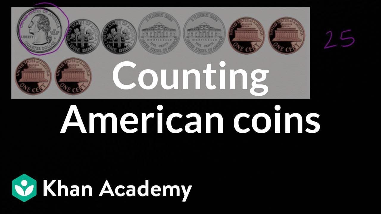 Counting Mixed Coins to Find Total Value