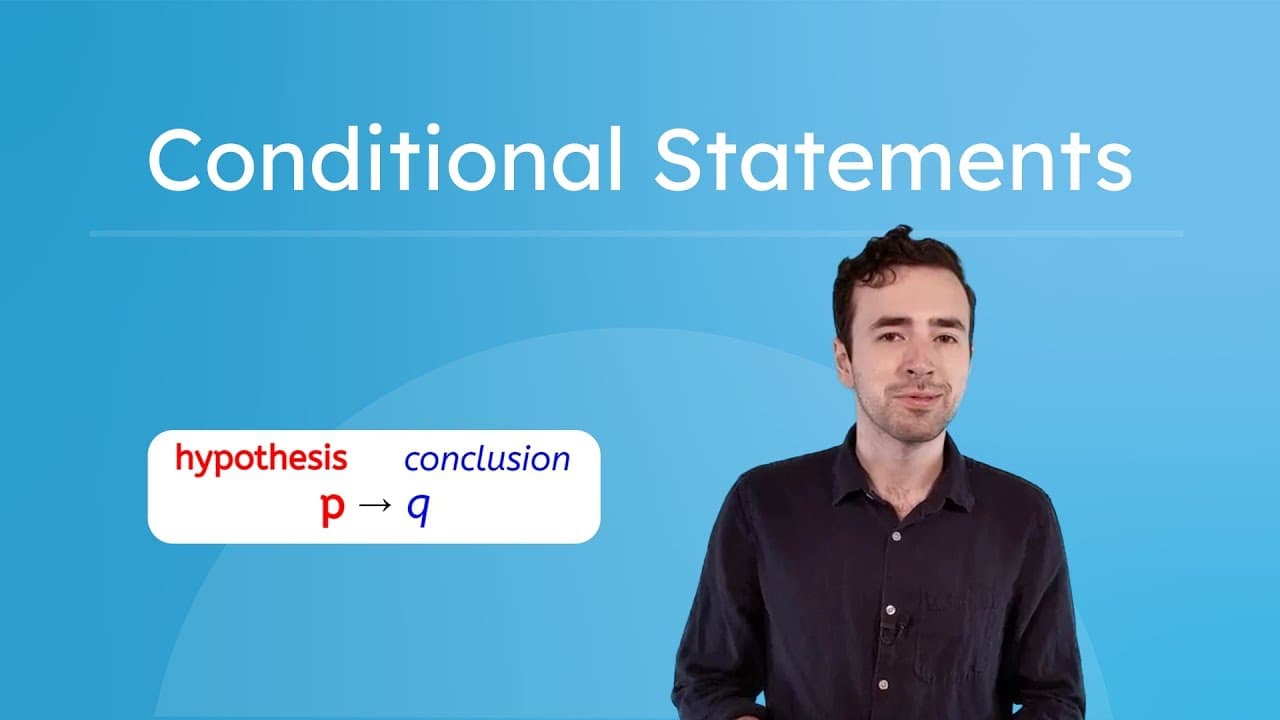 Mastering Conditional Statements and Logical Reasoning