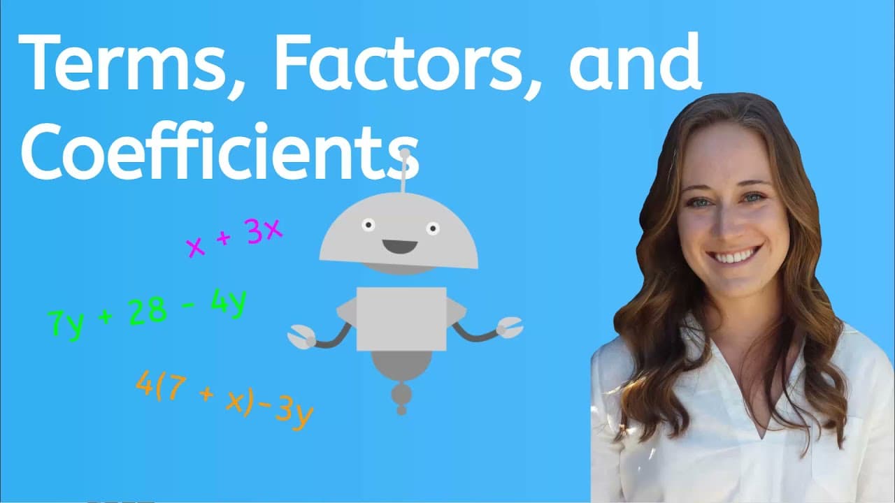 Speaking the Language of Algebra: Terms, Factors, and Coefficients