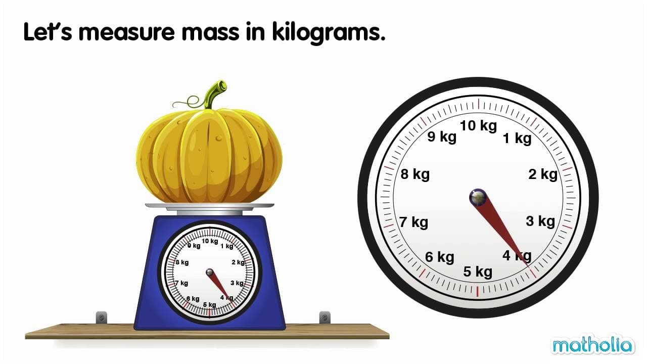 Learning to Measure Mass in Kilograms