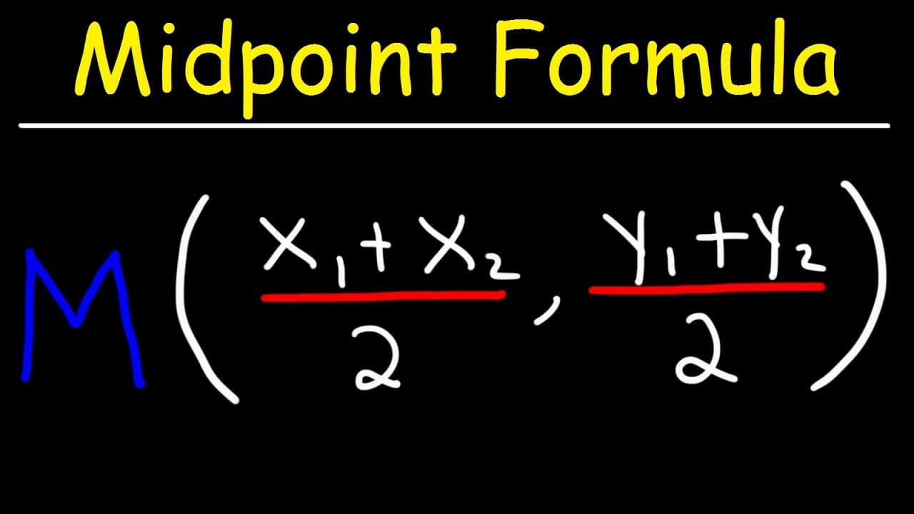 Calculating Midpoints with Integers and Fractions
