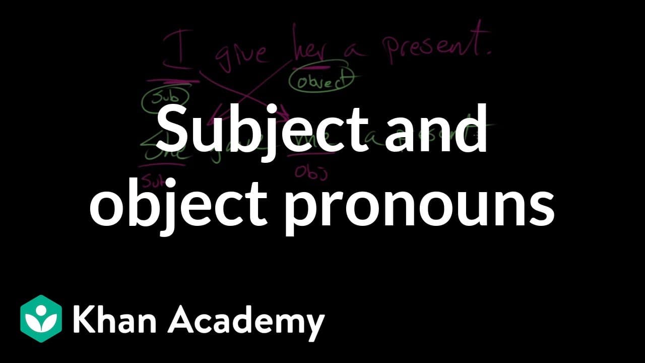 Mastering Subject and Object Pronouns