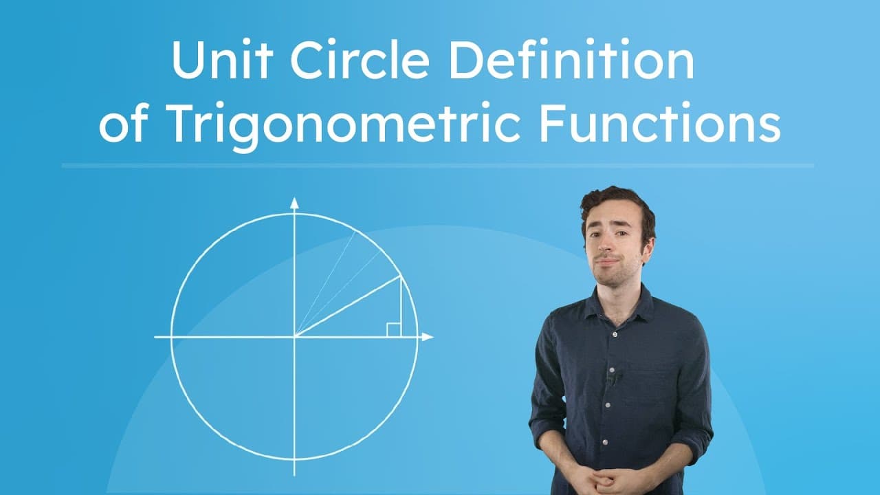 Connecting the Unit Circle to Trigonometric Functions