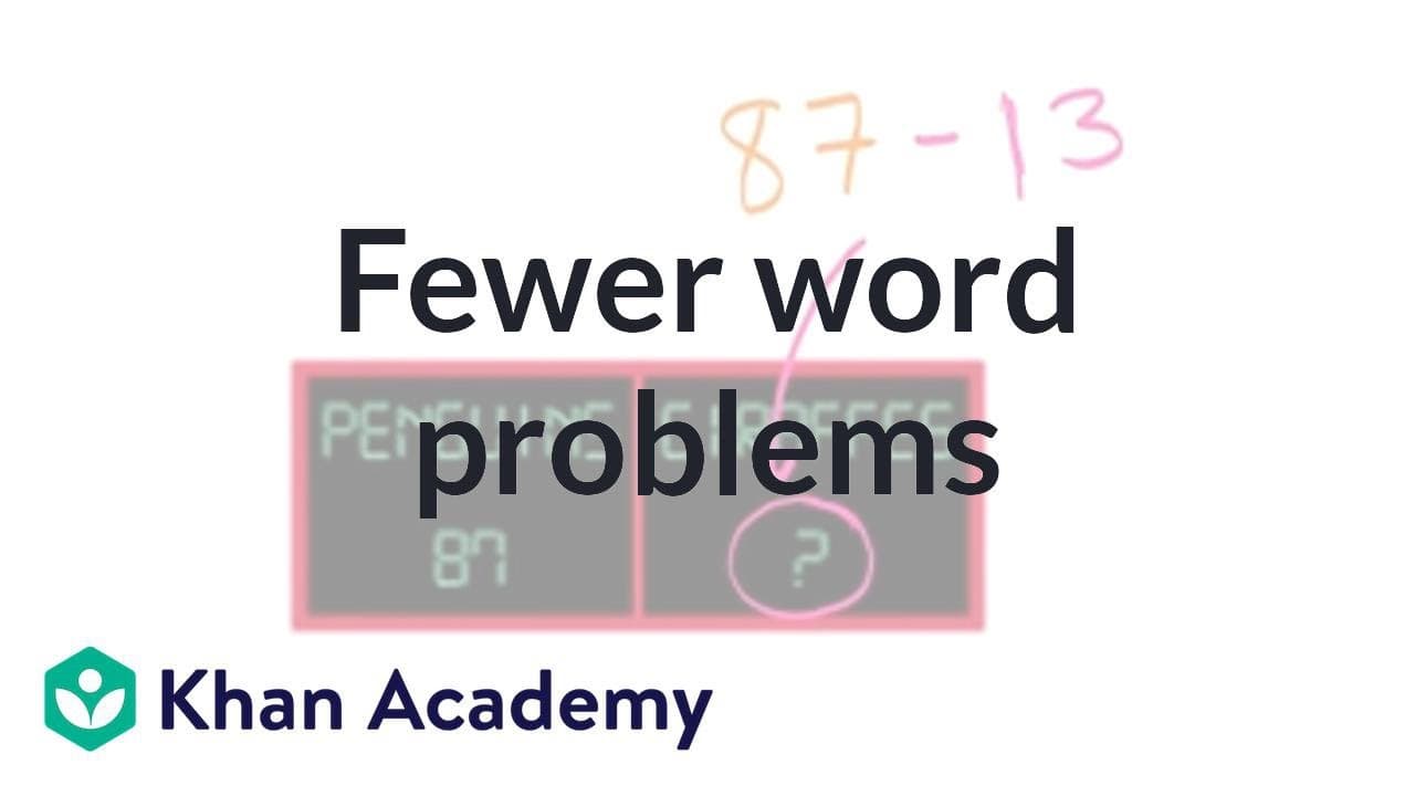Solving a Basketball Word Problem Using Subtraction
