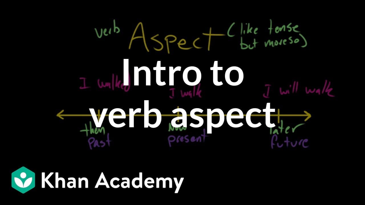 Introduction to Verb Aspect and Tense Nuance