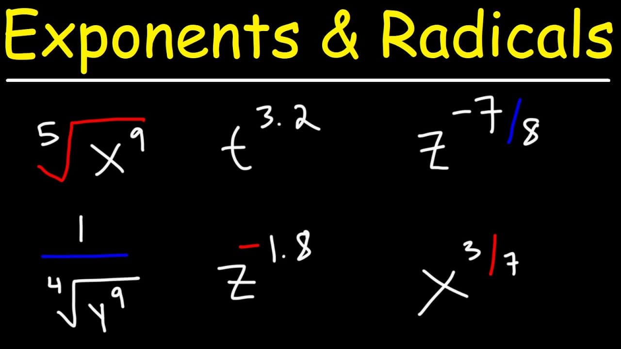 How to Convert Between Exponential and Radical Forms